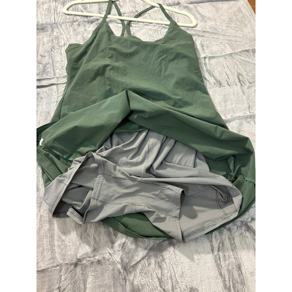 Outdoor Voices Exercise Dress Evergreen Active Mini Dress Womens L Casual Shorts - Picture 7 of 9